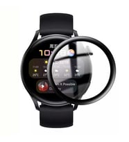 Huawei Watch GT 3 42mm Uyumlu Zore PMMA Pet Saat Ekran Koruyucu (Siyah)