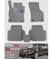 SKODA SUPERB (2008-2015) Uyumlu EVA Paspas Tam Set–Oto Paspas,Araca Özel,Kolay Montaj