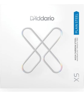D’Addario XSPL009 elektro ve akustik tek tel – E (Mi), XS yüksek karbonlu çelik