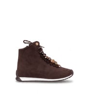 Elit Kcm195 Kadın Taşlı Sneaker Bot Kahverengi