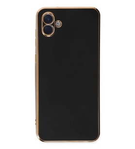 Durukar® Samsung Galaxy A04E Kılıf Volet Silikon - Siyah