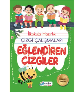 3-6 Yaş Eğlendiren Çizgiler (Çok Renkli)