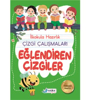 3-6 Yaş Eğlendiren Çizgiler (Çok Renkli)