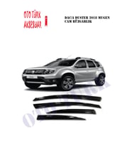 Dacıa Duster 2018 Ve Üstü Mugen Cam Rüzgarlığı Ön-Arka (Siyah)