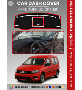VOLKSWAGEN CADDY (2015-2021) Torpido Örtüsü Ön Göğüs Koruma Torpido Koruma Tam Uyum Çatlamayı Önler