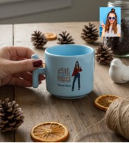 Kişiye Özel Karikatürlü Cute But Pisces Balık Burcu T Pastel Kupa Doğum Günü Hediyesi