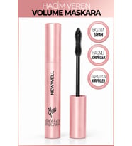 New Well Glow Extra Volume Mascara Ekstra Hacim Veren Siyah Maskara 8 ml