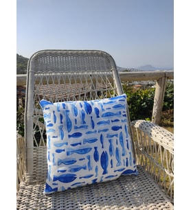 Karam Home Pastel Balık Kırlent Kılıfı