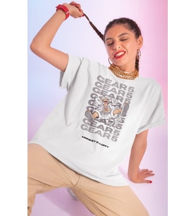 Monkey D. Luffy Gear 5 Baskılı Unisex Oversize Anime Dizi Karakter Tişört