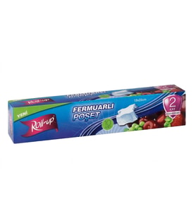 ŞeyliŞeyler - Roll-Up Fermuarlı Poşet 22x18cm 10'lu 1 Paket