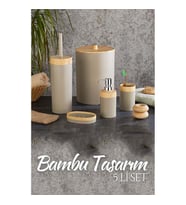 TransForMacion 5 li Banyo Seti Bambu Design LATTE 718979