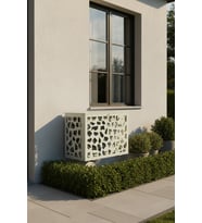 Klima Motoru/Dış Ünite Gizleme/Koruma Kafesi XS 7000 BTU - 9000 BTU 86X44X65(H) Alüminyum Stone