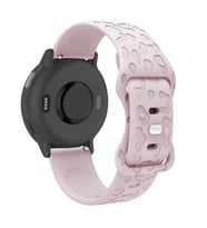 Movetime MT42X MT46X MT43A Amazfit GTS Bip 20mm Kordon Leopar Desen Yumuşak Sili (Kum Beji)
