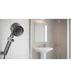 Lux 3 Fonksiyonlu Banyo Duş Başlığı Filtreli Kireç Önleyici Turbo Yüksek Basınçlı M