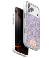 Onegif Apple iPhone 17 Pro Bright Simli Kapak - Lila