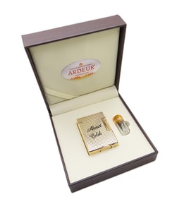 Ardeur® Heritage Gold Desen Oymalı İsme Özel Çakmak Hediyelik Çakmak