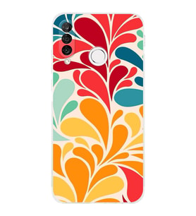 PrintiFy Huawei P30 Lite ile Uyumlu Retro Color 5  Kamera Korumalı Şeffaf  Kılıf