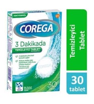 Corega Temizleyici Tablet 30 Adet - 3 Dakikada Temizlik 4047400011003