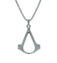 Assassin's Creed Örme Zincir Kolye - Gümüş Kaplama - Erkek Kadın Kolye - No:1287