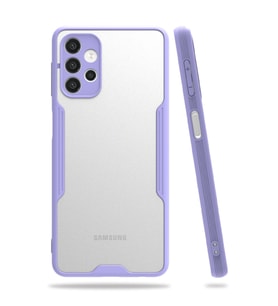 Galaxy A52 Kılıf Platin Silikon - Lila