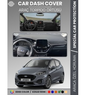 FORD FİESTA (2020+) Torpido Örtüsü Ön Göğüs Torpido Koruma Tam Uyum Çatlamayı Önler Kolay Montaj