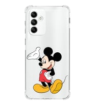 Samsung Galaxy M23  Köşe Korumalı Antişok Kapak Mickey Mouse Tasarımlı Şeffaf  Kılıf