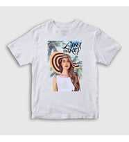 Presmono Unisex Çocuk Beyaz Summertime Lana Del Rey T-Shirt 157009tt