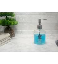 SIA Cam Sıvı Sabunluk,Kaktüs 2 Desen 300ml 7,6x15,5cm