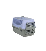 Pribor HZ-100 Kedi Köpek Evcil Hayvan Taşıma Çantası Box Orta Boy Çok Fonksiyonlu Lila Gri (Gri - Lila)