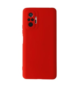 Xiaomi Redmi Note 10 Pro Kılıf Nano İçi Kadife Silikon - Kırmızı