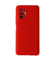 Xiaomi Redmi Note 10 Pro Kılıf Nano İçi Kadife Silikon - Kırmızı