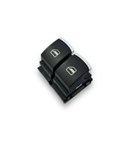 VW Caddy 2011-2015 Sol Ön Kapı Cam Düğmesi Çiftli Kromlu 5K3959857C