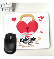 Kişiye Özel Kalbimin Sahibi Sevgililere Özel Mousepad