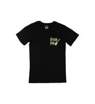 Dream Pop Cep Logo Tasarımlı Siyah Tişört