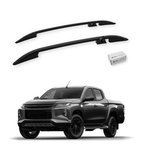 Turtle Mitsubishi Triton (Mk5) 2015-2025 Tavan Çıtası Crown Siyah