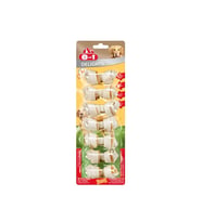 8in1 Delights Bones Ağız Bakımı İçin Düğümlü Tavuk Etli Köpek Ödül Kemiği XS 7'li 84 Gr (STD)