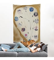 Salvador Dali - Horloge Duvar Örtüsü-7396