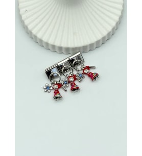 Çelik Silver Kırmızı Başlıklı Kız İtalyan Charm - 25crm127