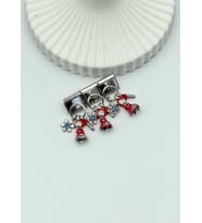 Çelik Silver Kırmızı Başlıklı Kız İtalyan Charm - 25crm127