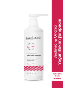 INSANE NATURALE Yıpranmış Saçlar İçin Yoğun Bakım Şampuanı 500 ml