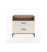 Arges Şifonyer Tek Raflı 2 Çekmeceli 88x30x80 Çam-Aytaşı