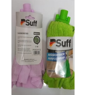 3 Adet Mikrofiber Havlu Vileda Tipi Paspas Mop Yedek Ucu Seti