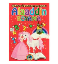Alaaddin Boyama - Eğitici ve Öğretici Boyama Kitabı