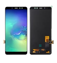 Samsung Galaxy A8 Plus A730F ile Uyumlu Oled Ekran Dokunmatik (Siyah)