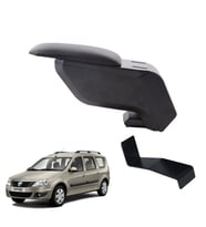Dacia Logan MCV 2011 Delmesiz Çelik Ayaklı Siyah Kolçak Kol Dayama