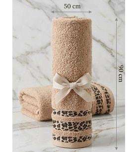Bicomi Savana Premium: %100 Pamuk Ultra Emici & Cilt Dostu 4’lü El ve Yüz Havlusu Seti (50x90 cm)
