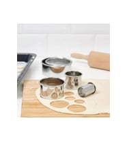 Hamur Kesici 5 Adet Hamur Şekillendirici Çap: 3 Cm, 5 Cm, 7 Cm, 9 Cm Ve 11 Cm Çelik