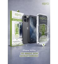 Epro iPhone 16 Pro 5D Magic Box Hayalet Korumalı Ekran Koruyucu