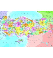 Anatolian 260 Parça Puzzle Türkiye Siyasi Haritası