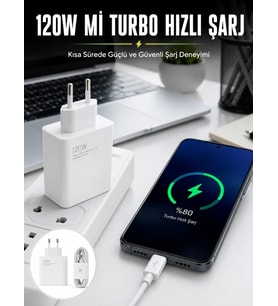 120w Şarj Aleti Type-c Uyumlu Turbo Şarj Aleti Yeni Nesil